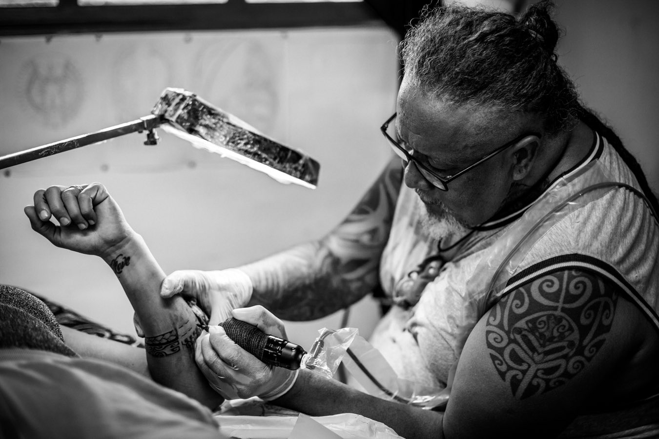 Oldest tattoo artist in Rangiroa